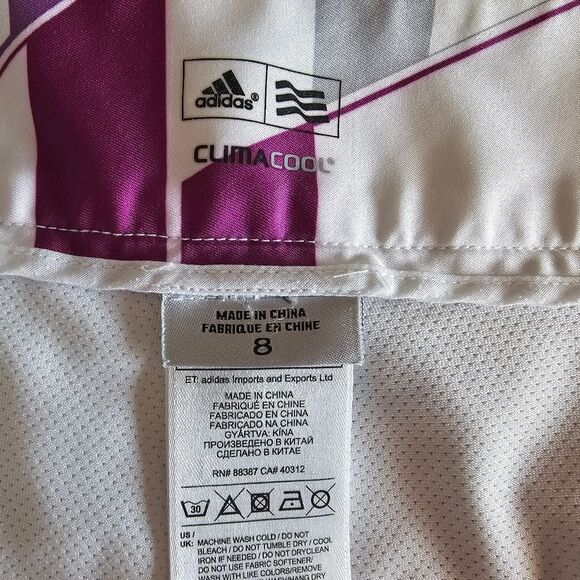 Adidas ClimaCool Golf Tennis Activewear Geo Patterned Woven Skort 10.5" Sz 8 - Picture 9 of 16